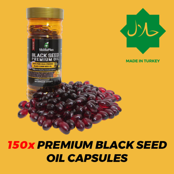150x Premium Black Seed Oil Capsules – Hooyo's Place