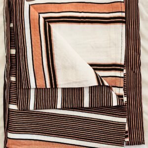 Amira Pattern Kaftan Set (Baati) - Brown